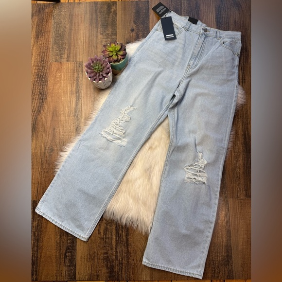 Dr. Denim Echo Superlight Blue Ripped Jeans Size 30x30 NWT Revolve - Picture 3 of 7